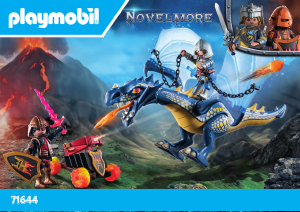 Bedienungsanleitung Playmobil set 71644 Novelmore Drache im Gefecht