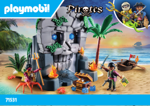 Mode d’emploi Playmobil set 71531 Pirates Île au trésor avec pirate et monstre marin