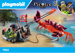Mode d’emploi Playmobil set 71532 Pirates Pirate et crabe géant