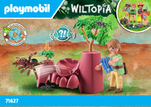 Bedienungsanleitung Playmobil set 71627 Wiltopia Spinnenfelsen
