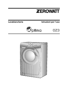 Manuale Zerowatt OZ3 084-30 Optima Lavatrice