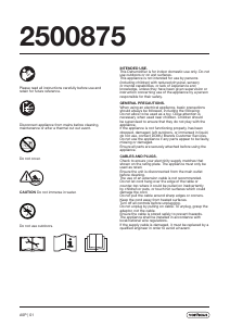 Manual VonHaus 2500875 Dehumidifier