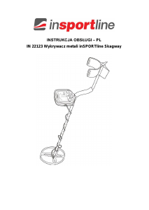 Instrukcja inSPORTline IN 22123 Skagway Wykrywacz metali