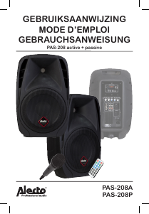 Bedienungsanleitung Alecto PAS-208A Lautsprecher