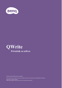 Priručnik BenQ QWrite