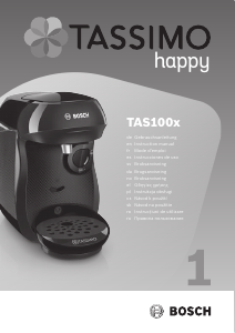 Manual Bosch TAS1003C6 Tassimo Happy Coffee Machine