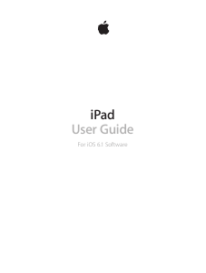 Handleiding Apple iPad (iOS 6.1) Tablet
