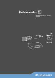 Handleiding Sennheiser ew D1 Microfoon