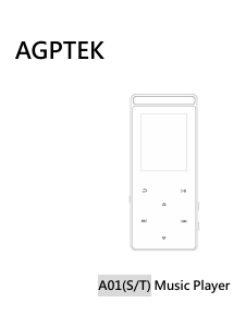 Handleiding AGPTEK A01 Mp3 speler