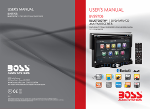 Manual Boss BV8970B Car Radio