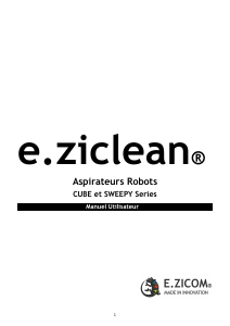 Mode d’emploi E.zicom E.ziclean Cube Aspirateur