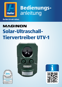 Bedienungsanleitung Maginon UTV-1 Ungeziefer-abwehr