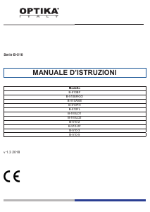 Handleiding Optika B-510-3 Microscoop