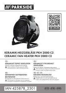 Наръчник Parkside IAN 425878 Нагревател