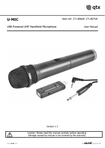 Handleiding QTX U-MIC Microfoon