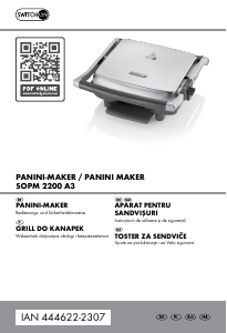 Instrukcja Switch On IAN 444622 Kontakt grill