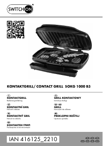 Instrukcja Switch On IAN 416125 Kontakt grill