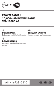 Bedienungsanleitung Switch On TPB 10000 A2 Ladegerät