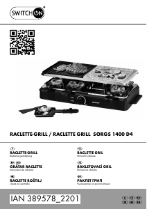 Manual Switch On SORGS 1400 D4 Grătar raclette