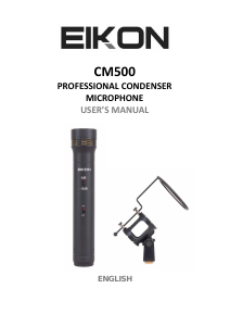 Manual Eikon CM500 Microphone