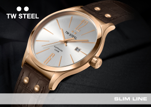 Manual TW Steel TW1301 Slim Line Relógio de pulso