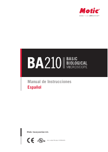 Manual de uso Motic BA210 Microscopio