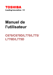 Mode d’emploi Toshiba L775D Satellite Ordinateur portable