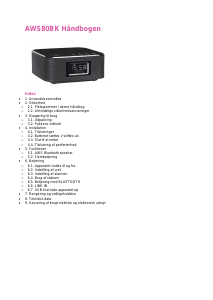 Brugsanvisning Akai AWS80BK Radio-vækkeure