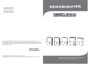 Handleiding Equation MDDP-30DEN7-QA3 Luchtontvochtiger