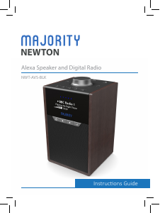 Manual Majority NWT-AVS-BLK Newton Smart Speaker