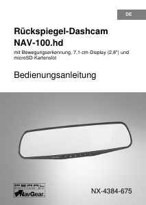 Bedienungsanleitung NavGear NAV-100.hd Action-cam