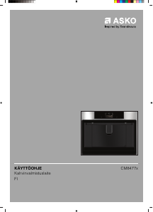 Käyttöohje Asko CM8477A Kahvikone