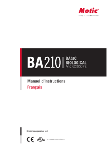 Mode d’emploi Motic BA210 Microscope