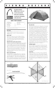 Manual Sierra Designs Baku 2 Tent