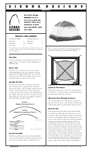 Manual Sierra Designs Bedouin 8 Tent