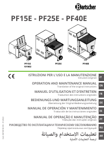 Handleiding Bartscher PF40E Pastamachine