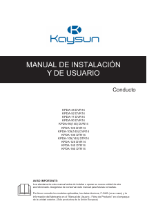 Manual de uso Kaysun KPDA-52 DVR14 Aire acondicionado