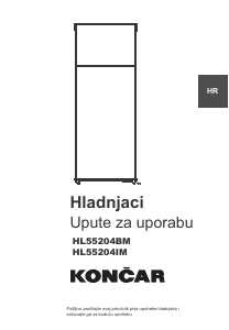 Handleiding Končar HL55204BM Koel-vries combinatie