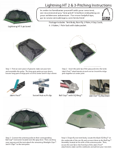 Manual Sierra Designs Lightning HT 3 Tent