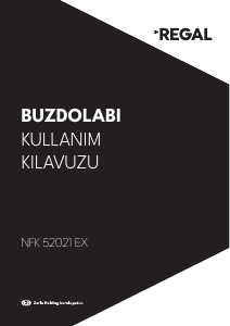 Kullanım kılavuzu Regal NFK 52021 EX Donduruculu buzdolabı