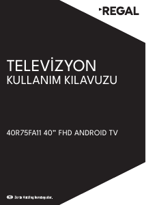 Kullanım kılavuzu Regal 43R75F11 LED televizyon