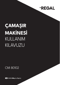 Kullanım kılavuzu Regal CMI 80102 Çamaşır makinesi