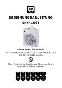 Handleiding SHX SHXHL20ST Kachel