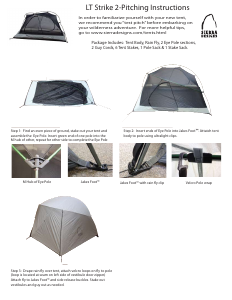 Manual Sierra Designs LT Strike 2 Tent