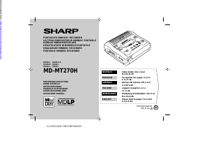 Handleiding Sharp MD-MT270H MiniDisc speler