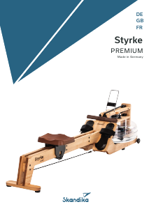 Handleiding Skandika SF-3340 Styrke Premium Roeimachine