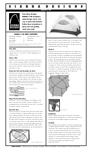 Manual Sierra Designs Mondo 5 CD Tent