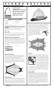Manual Sierra Designs Observatory Tent