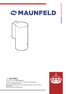 Руководство Maunfeld Lee Wall 39 Long Кухонная вытяжка