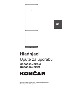Priručnik Končar HC60330NFEIM Frižider – zamrzivač